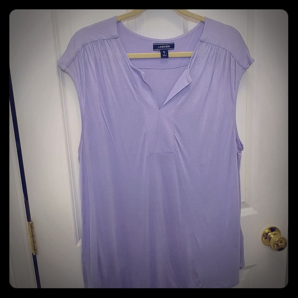 Lands' End Lavender Sleevless Tank